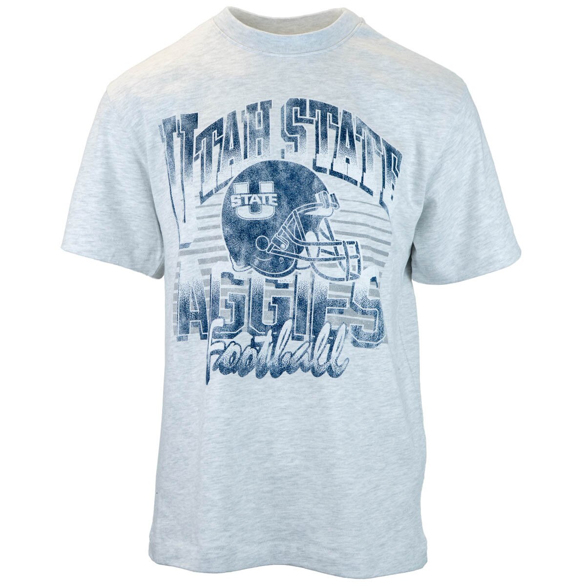 Champion utah state aggies football graphic gray unisex t-shirt